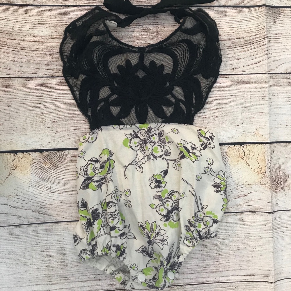 12-24m Blush Bebe Romper